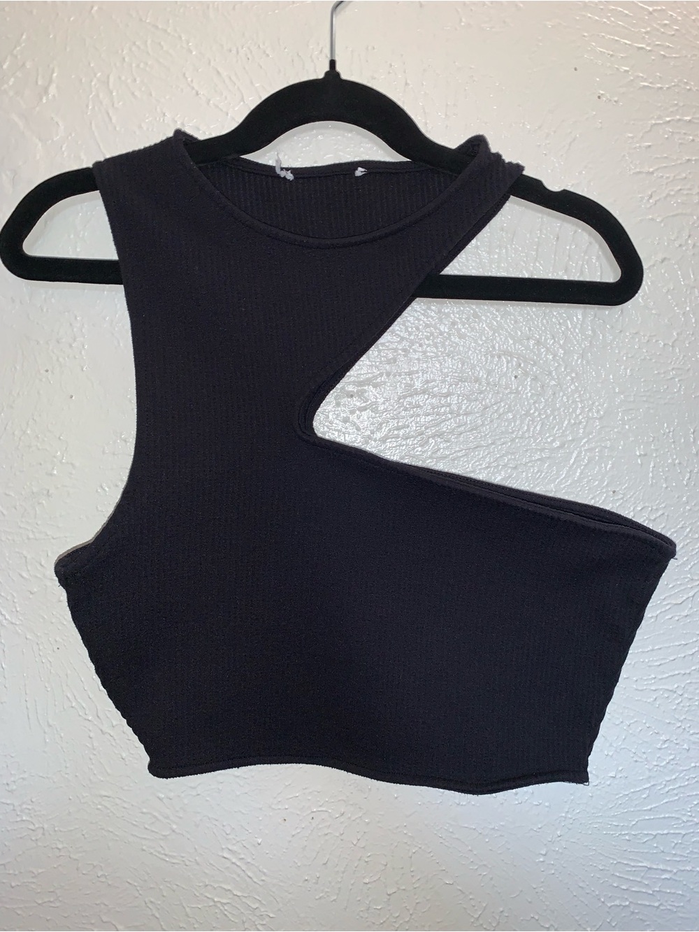 Zara black cut out top